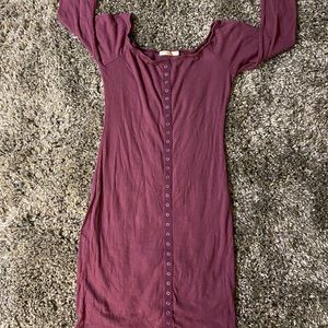 OFF SHOULDER MIDI DRESS